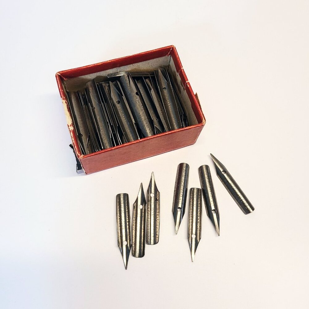 Vintage Esterbrook Pen Nibs, Manifold No. 460 Pens, In Original Box, w/ 105 Nibs - Picture 5 of 10